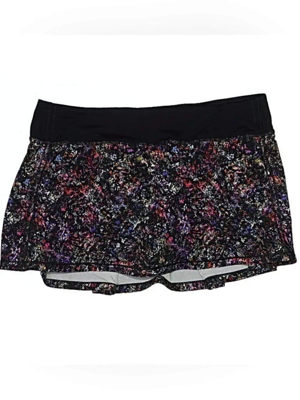 Lululemon Pace Rival Skirt Size 10 Floral Spray Multi Tennis Skirt